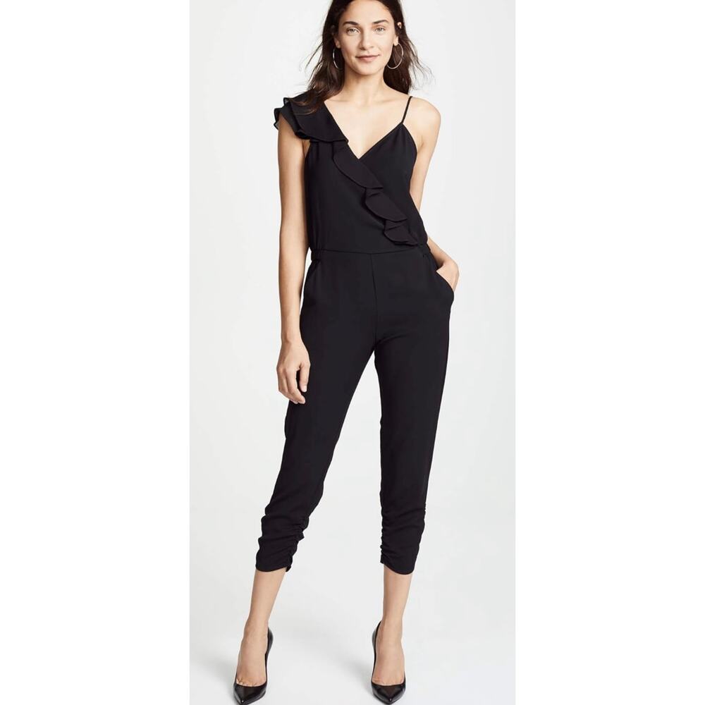 Parker‎ Black Addison Combo Jumpsuit size 6
